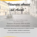 Domenica 29 gennaio appuntamento con gli “Itinerari Ebraici ad Ascoli” - Marche Notizie