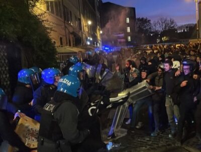 41 bis. Manifestazioni pro Cospito a Roma e Milano. Scontri con la polizia – Agenpress