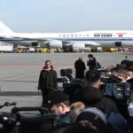 L’aereo del presidente cinese Xi Jinping è atterrato a Mosca - Agenpress